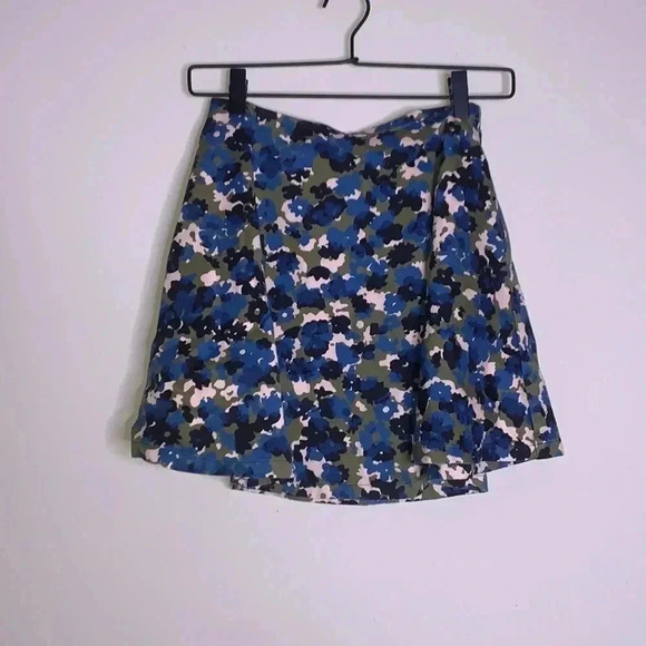 Kate Spade Saturday Floral Camo Pattern Circle Mini Skirt, size 00 - Picture 2 of 7